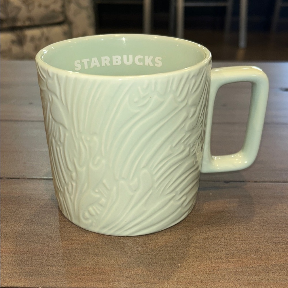 Starbucks Mint Green Embossed 2022 Mug